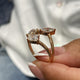 3-Stone Ring 1.7ct TCW, 14K Gold