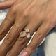 3-Stone Ring 1.7ct TCW, 14K Gold