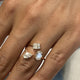 3-Stone Ring 1.7ct TCW, 14K Gold