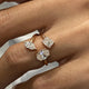 3-Stone Ring 1.7ct TCW, 14K Gold