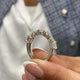 Diamond Half Eternity Band 2.06 Carat White Gold 14K