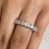 Diamond Band Ring 2 ct White Gold