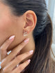 Diamond Chandelier Earrings 1.1 ct Rose Gold