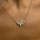 Diamond Pendant Necklace 2.4 ct Yellow Gold