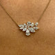 Diamond Pendant Necklace 2.4 ct Yellow Gold