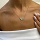Diamond Pendant Necklace 2.4 ct Yellow Gold