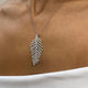 Diamond Pendant Necklace 2.4 ct White Gold