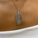 Diamond Pendant Necklace 2.4 ct White Gold