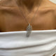 Diamond Pendant Necklace 2.4 ct White Gold