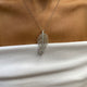Diamond Pendant Necklace 2.4 ct White Gold