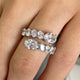 Diamond Band Ring 2.7 ct White Gold