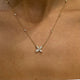 Diamond Pendant Necklace 1.1 ct Yellow Gold