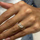 Toi-et Moi Ring 1.4 ct TCW , Solid Gold 14k