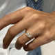 Diamond Two Stone Ring 1.3 ct Yellow Gold