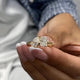 Toi-et Moi Ring 1.4 ct TCW , Solid Gold 14k