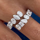 Diamond Open Ring 2.3 ct White Gold