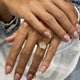 Diamond Two Stone Ring 1.47 Carat Rose Gold 14K