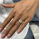 Diamond Two Stone Ring 1.4 ct Rose Gold