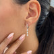 Diamond Drop Earrings 0.6 ct White Gold