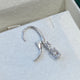 Diamond Dangle Earrings 1.90 ct TCW, White Gold