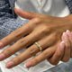 3-Stone Ring 1.1ct TCW, 14K Gold