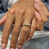 3-Stone Ring 1.1ct TCW, 14K Gold