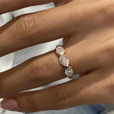Diamond Stackable Ring Ring 1 ct Rose Gold