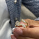 3-Stone Ring 1.3ct TCW, 14K Gold