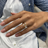 3-Stone Ring 1.3ct TCW, 14K Gold
