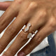 3-Stone Ring 1.8ct TCW, 14K Gold