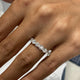 Diamond Band Ring 1.5 ct White Gold