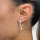 Diamond Drop Earrings 2.2 ct White Gold