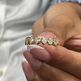 Diamond Band Ring 0.5 ct Yellow Gold