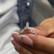 Diamond Statement Fashion Ring 0.50 ct TCW, White Gold 14K