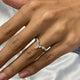 Diamond Statement Fashion Ring 0.50 ct TCW, White Gold 14K
