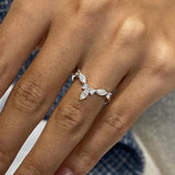 Diamond Statement Fashion Ring 0.50 ct TCW, White Gold 14K