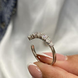 Diamond Diamond Band Fashion Ring 1.05 ct TCW, White Gold 14K