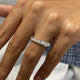 Diamond Diamond Band Fashion Ring 1.05 ct TCW, White Gold 14K