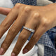 Diamond Diamond Band Fashion Ring 1.05 ct TCW, White Gold 14K
