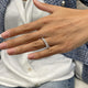 Diamond Diamond Band Fashion Ring 1.05 ct TCW, White Gold 14K