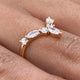 Diamond Ring Fashion Ring 0.50 ct TCW, Rose Gold 14K