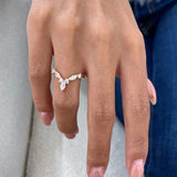 Diamond Ring Fashion Ring 0.50 ct TCW, Rose Gold 14K