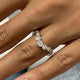 Diamond Band Ring 0.4 ct White Gold