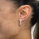 Diamond Drop Earrings 1.3 ct White Gold