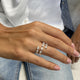 Diamond Wrap Fashion Ring 3.40 ct TCW, White Gold 14K