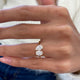 Diamond 2 Stone Ring Fashion Ring 1.40 ct TCW, Yellow Gold 14K