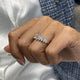 Diamond Band Ring Fashion Ring 1.40 ct TCW, White Gold 14K