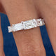 Diamond 5 Stone Fashion Ring 2.35 ct TCW, White Gold 14K