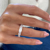 Diamond 5 Stone Fashion Ring 2.35 ct TCW, White Gold 14K