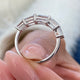 Diamond 5 Stone Fashion Ring 2.35 ct TCW, White Gold 14K